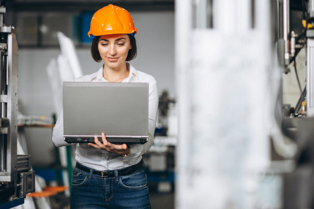 woman in a factory
